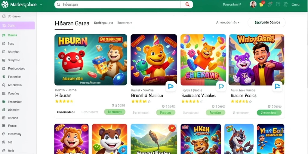 Tampilan awal permainan yang mengesankan.