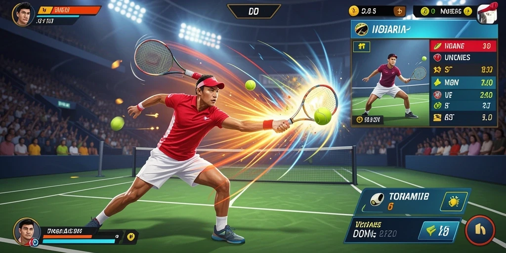 Tangkapan layar menampilkan level pertama yang menarik.