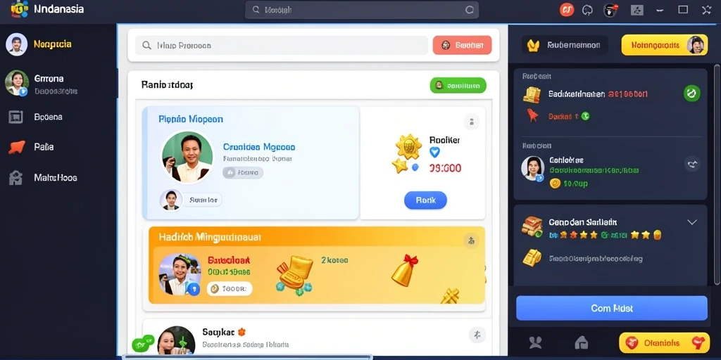 Tampilan awal aplikasi yang menarik.