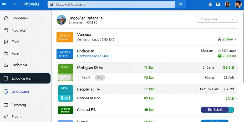 Tampilan antarmuka yang user-friendly.