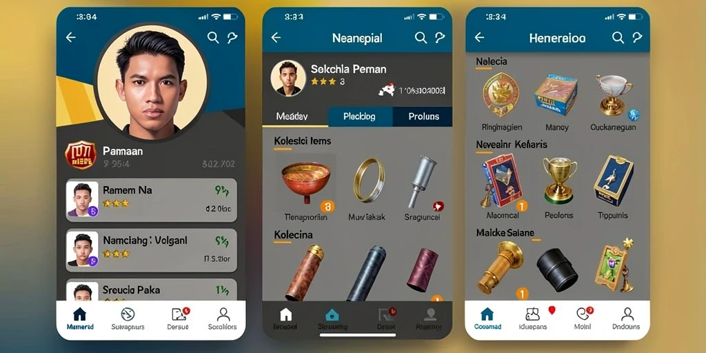Tampilan antarmuka yang mudah digunakan dan menarik.