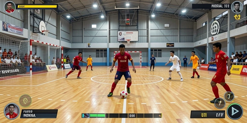 Screenshot menunjukkan antarmuka pengguna yang sederhana.