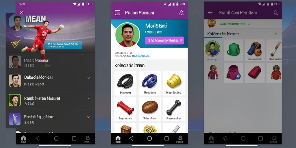 Tampilan awal permainan HIBIKIWIN dengan grafis menarik.