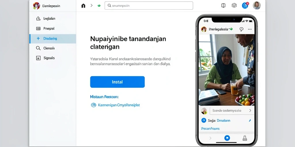 Tampilan antarmuka yang modern dan menarik.