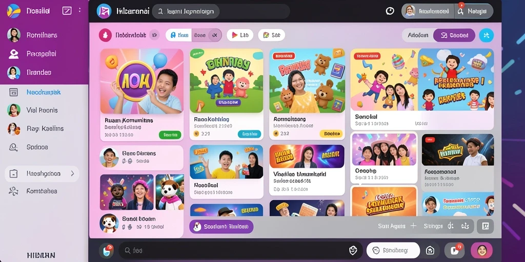 Tampilan utama aplikasi yang menarik dan mudah dinavigasi.