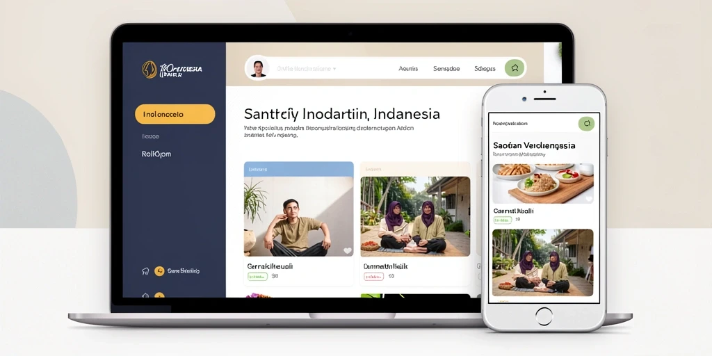 Tampilan awal yang menarik dan informatif.