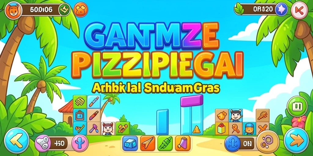 Tampilan awal game PPRRYY yang menarik.
