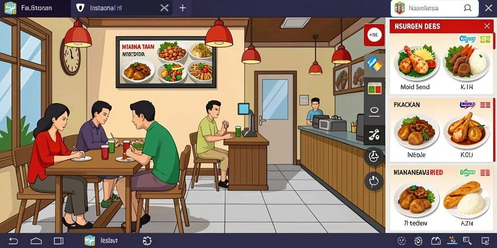Tampilan antarmuka yang intuitif dan menarik.