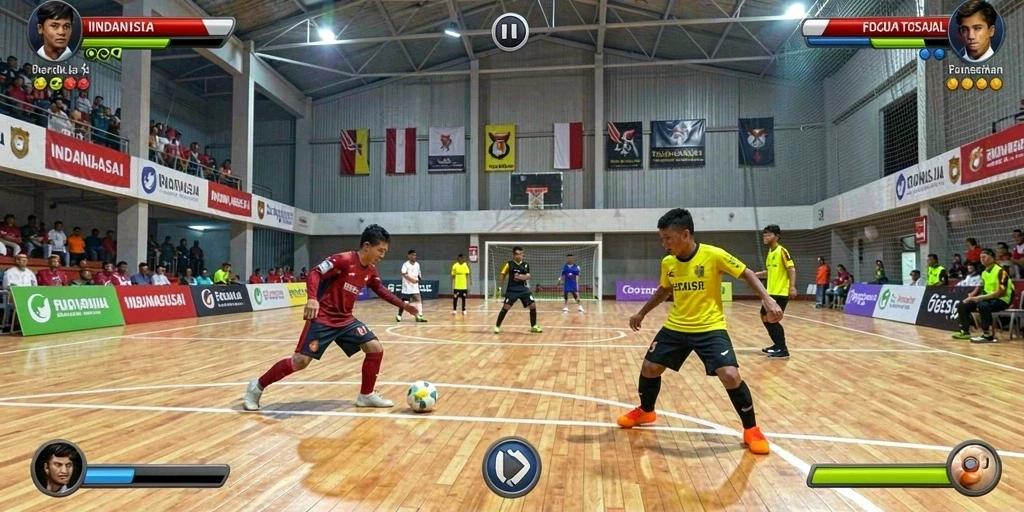 Tampilan antarmuka yang cerah dan menarik.