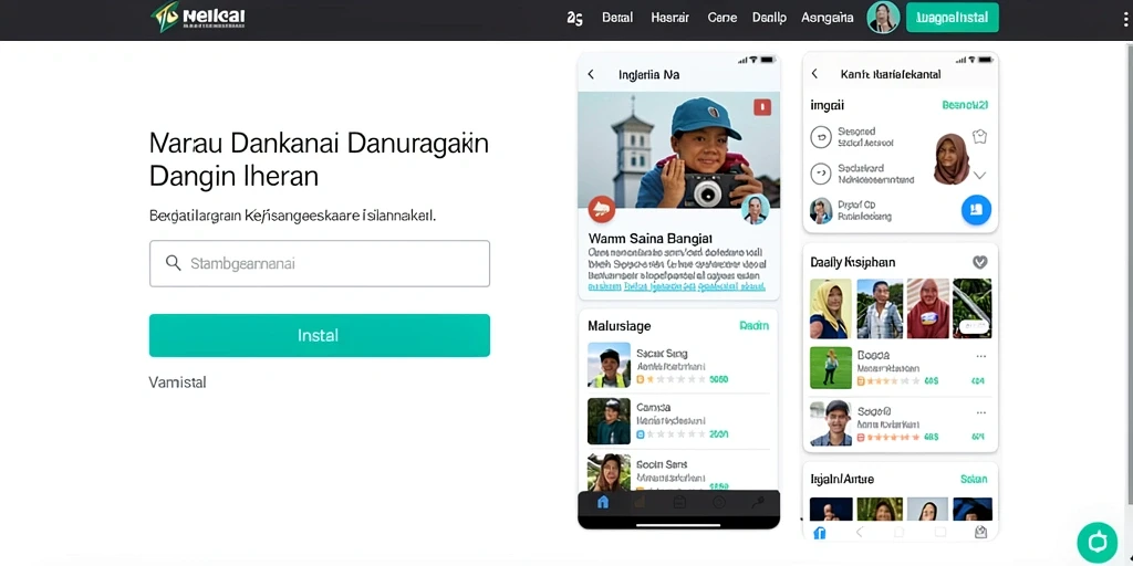 Tangkapan layar menampilkan karakter utama dalam aksi penuh semangat.