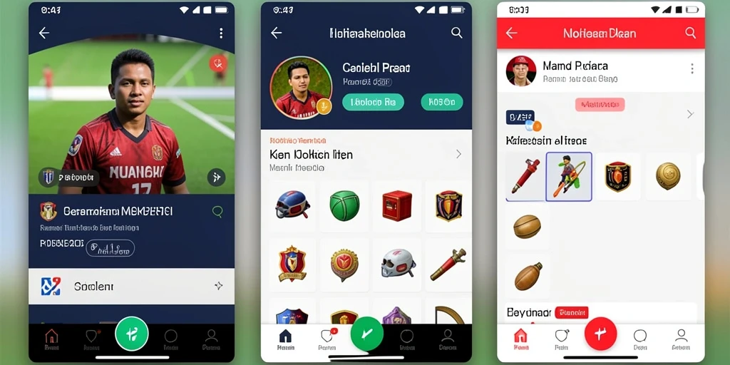 Tampilan awal aplikasi WIN33 yang menarik.