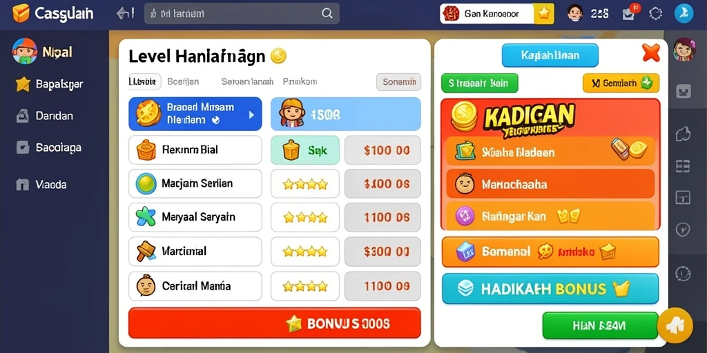 Screenshot menunjukkan karakter utama dalam medan pertempuran.